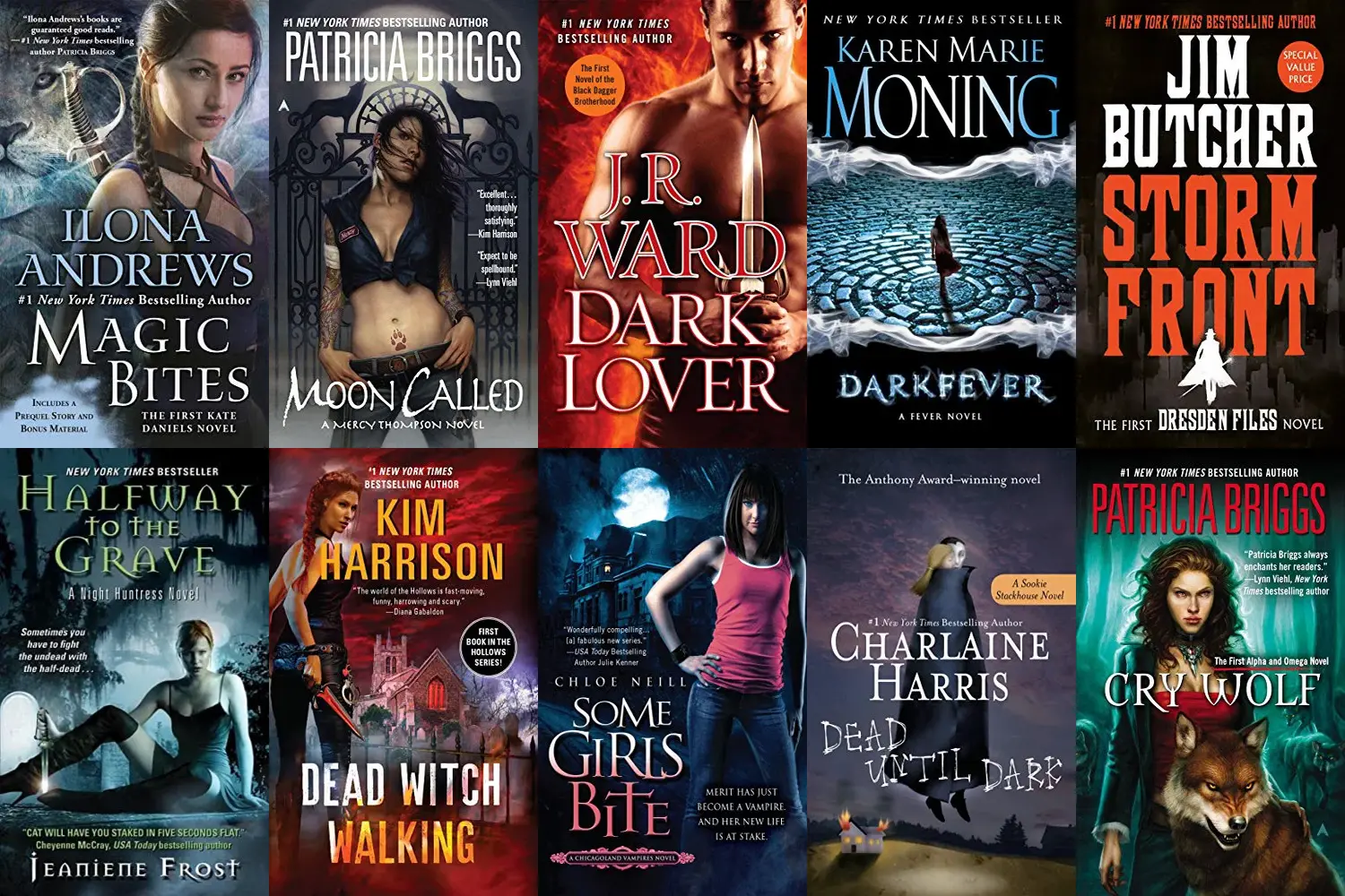  Urban Fantasy Romance Novels